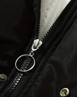 Hooded Quilted Winter Jacket with Plush Lining