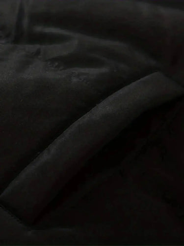 Hooded Quilted Winter Jacket with Plush Lining