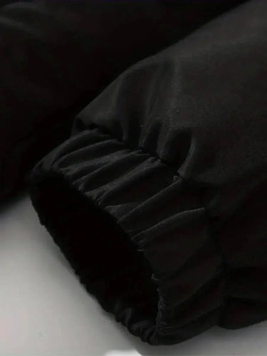 Hooded Quilted Winter Jacket with Plush Lining