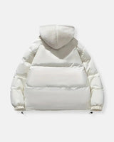 Hooded Quilted Winter Jacket with Plush Lining
