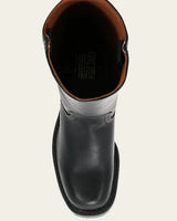 Knee High Boots with Block Heel and Stitched Welt
