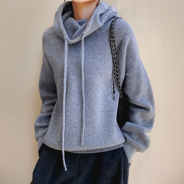 Knit Hoodie Sweater