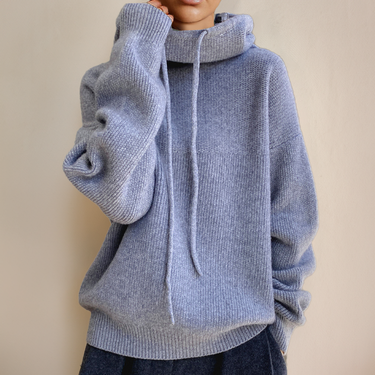Knit Hoodie Sweater
