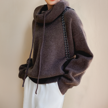 Knit Hoodie Sweater