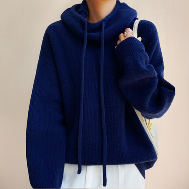 Knit Hoodie Sweater