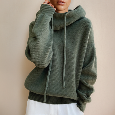 Knit Hoodie Sweater