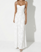 Lace Maxi Dress with Sweetheart Neckline
