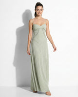 Lace Maxi Dress with Sweetheart Neckline