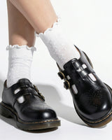 Mary Jane Shoes with Double Buckle Strap