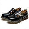 Mary Jane Shoes with Double Buckle Strap