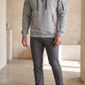 Relaxed Men's Heavyweight Hoodie With Adjustable Hood And Kangaroo Pocket