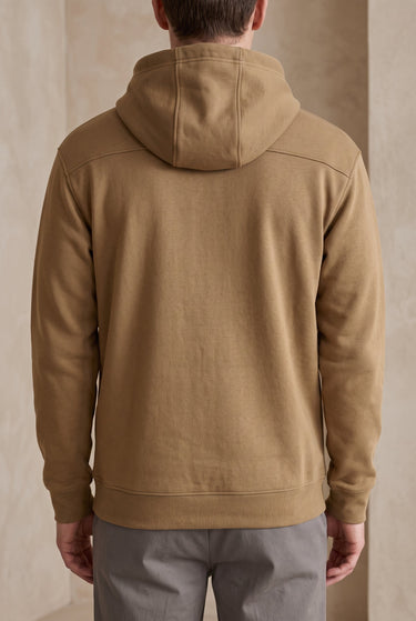 Relaxed Men's Heavyweight Hoodie With Adjustable Hood And Kangaroo Pocket