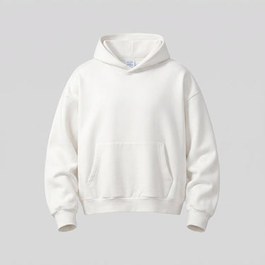Heavyweight Men's Hoodie With Kangaroo Pocket And Ribbed Cuffs