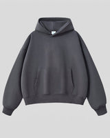 Heavyweight Men's Hoodie With Kangaroo Pocket And Ribbed Cuffs