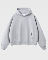 Heavyweight Men's Hoodie With Kangaroo Pocket And Ribbed Cuffs