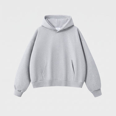 Heavyweight Men's Hoodie With Kangaroo Pocket And Ribbed Cuffs