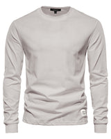 Close-up of the fitted cuffs on a men's long sleeve polo shirt