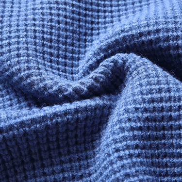 Side view of men's cashmere button-front cardigan showing silhouette