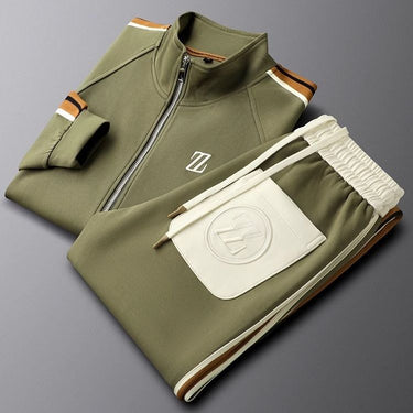 Detail shot of elasticated waistband and drawstring on the joggers