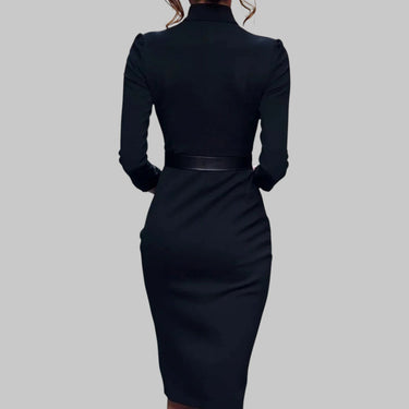 Midi Dress Long Sleeve Sheath
