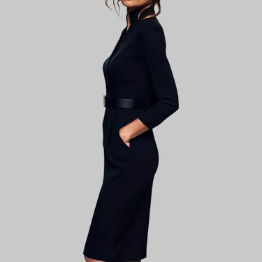 Midi Dress Long Sleeve Sheath