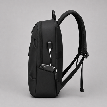 Top-down view showing the top handle and main compartment opening