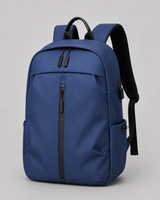 Close-up of the front zip pocket and zip pull detail