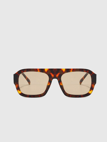 Oversized Square Sunglasses with UV400 Lenses