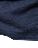 Plain Men's Round Neck T-Shirt With Short Sleeves