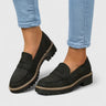 Platform Loafers with Lug Sole