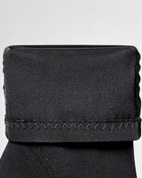 Pointed Toe Ankle Boots with Block Heel and Stitch Detail