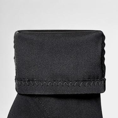 Pointed Toe Ankle Boots with Block Heel and Stitch Detail