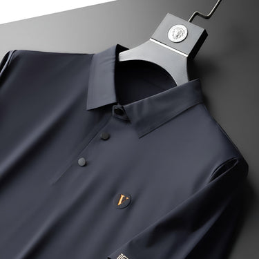 Polished Men’s Polo Shirt And Drawstring Trousers Set