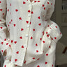 Pyjama Set with Heart Pattern
