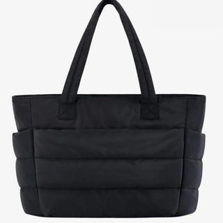 Quilted Tote Bag with Shoulder Straps
