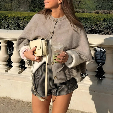 Refined Cape Cardigan