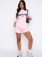 Relaxed-Fit Co-Ord Set with T-Shirt and Shorts