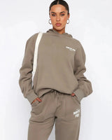 Relaxed Fit Hoodie and Jogger Set for Everyday Wear