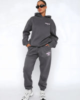 Relaxed Fit Hoodie and Jogger Set for Everyday Wear
