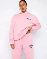 Relaxed Fit Hoodie and Jogger Set for Everyday Wear