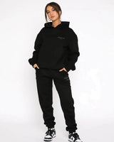 Relaxed Fit Hoodie and Jogger Set for Everyday Wear