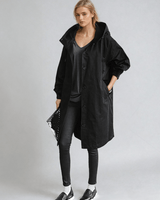 Beige Trench Coat with Relaxed Fit