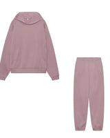 Relaxed Hoodie and Jogger Set with Tapered Leg