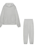 Relaxed Hoodie and Jogger Set with Tapered Leg