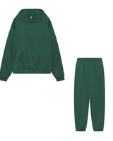 Relaxed Hoodie and Jogger Set with Tapered Leg