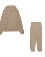 Relaxed Hoodie and Jogger Set with Tapered Leg