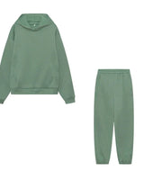 Relaxed Hoodie and Jogger Set with Tapered Leg