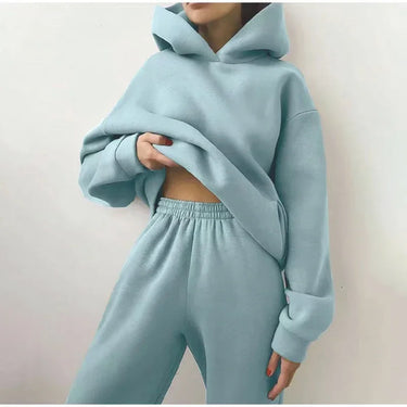 Close-up of the oversized hood on the hoodie top
