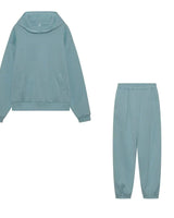 Relaxed Hoodie and Jogger Set with Tapered Leg