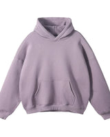 Relaxed Men's Pullover Hoodie With Kangaroo Pocket